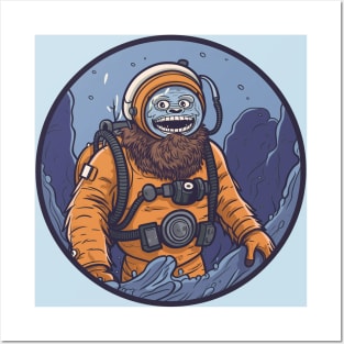 Sassy Scuba Diver! Posters and Art